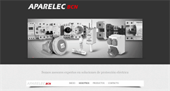 Desktop Screenshot of aparelecbcn.com